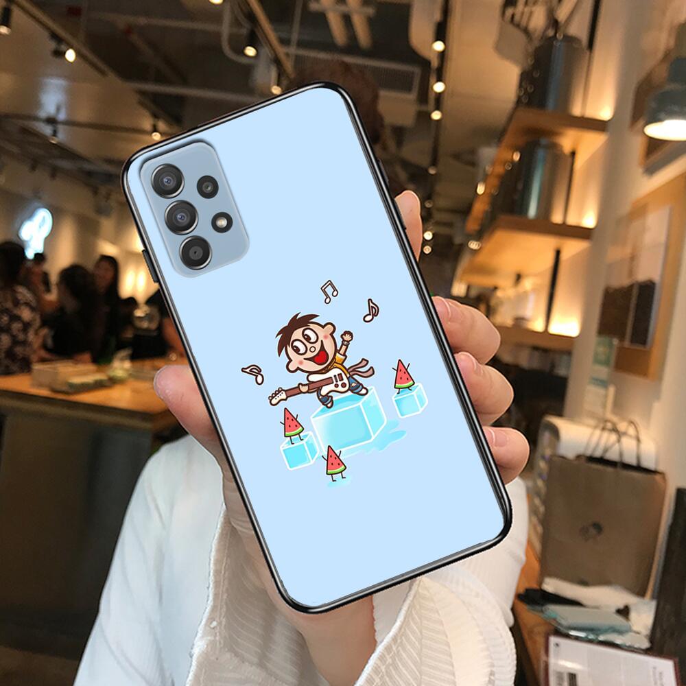 Чехол для телефона для маленького мальчика Samsung Galaxy A70 A50 A51 A71 A52 A40 A30 A31 A90 A20E 5G a20s Black Shell Art Cell Cove
