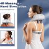 Neck Massager with Heat Shiatsu Neck and Shoulder Massage Pillow for Neck Traps Back and Leg Pain Relief Electric Massager