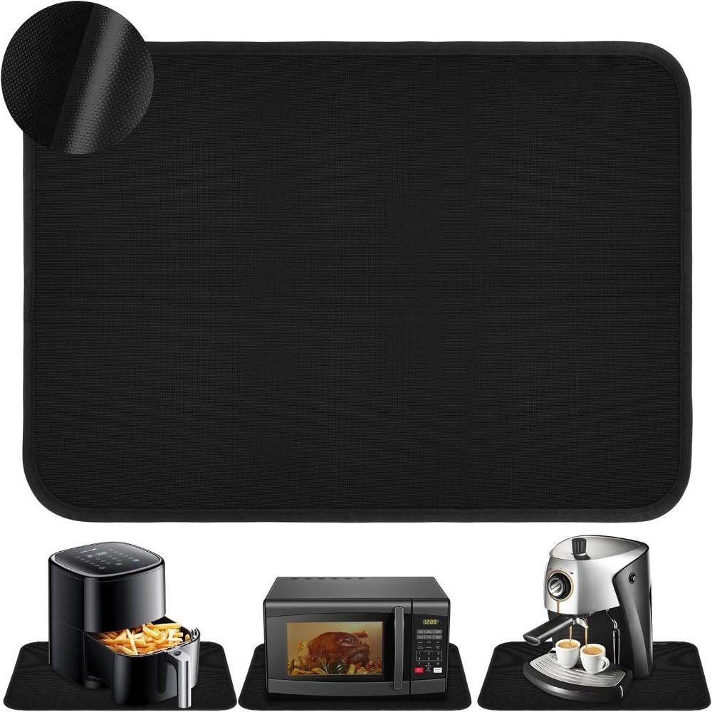 Oilproof Fireplaces Protective Mat High Temperature Resistant Barbecue Pad Outdoor BBQ