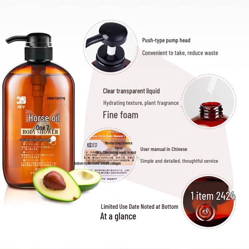 Japanese Horse Oil Nourishing Hair & Body Care Set