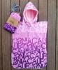 Children' Bath Poncho Hooded Towel Quick-Drying Bathrobe for the Beach and Pool