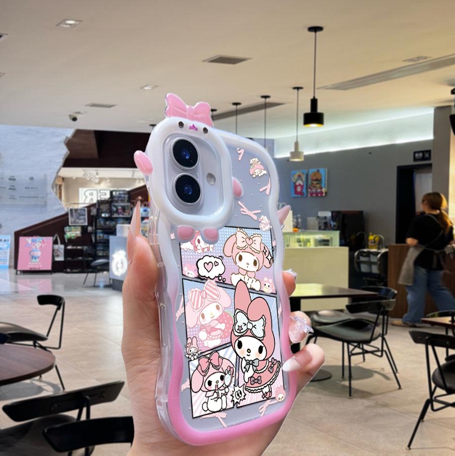 Мультяшный чехол Sanrio для Apple 17/16/17PROMAX - Милый, Прочный и Стильный