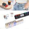 7 Day 1 Time a Day Removable Pill Box Large Capacity Travel Pill Case  for Elders