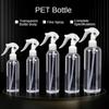PET Empty Spray Bottle Plastic Filling Hand Buckle Pump Sprayer for Alcohol Travel Easy To Carry Refillable Bottles Container