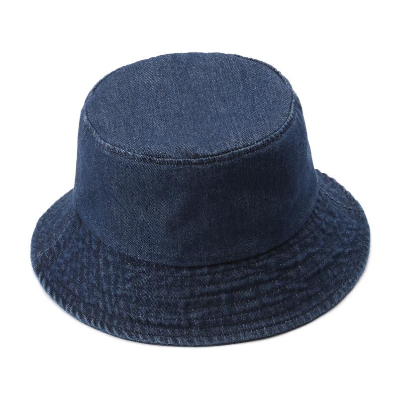 Japanese Retro Sport Jeans Bucket Hat for Men Women Spring Autumn Female Cowboy Style 3D Embroidery for Beach Business Bulk