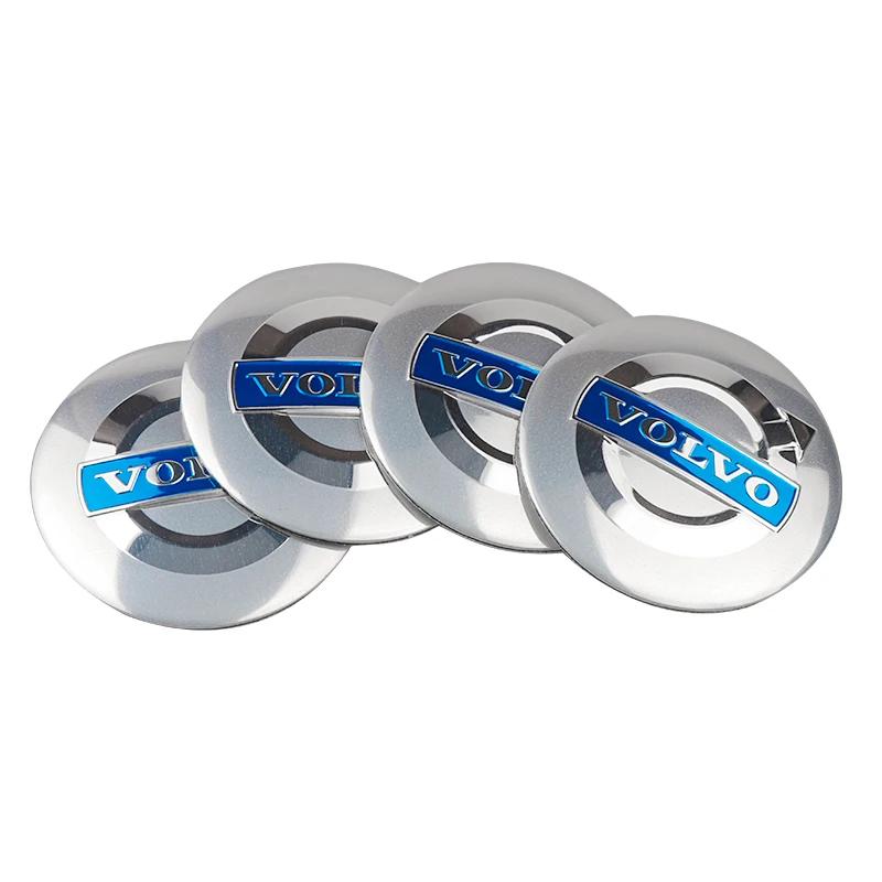 4PCS 56mm Car Wheel Hub Center Cap Logo Emblem Sticker for Volvo XC60 XC90 S60 S90 XC40 V60 V90 V50 T6 Auto Exterior Accessories