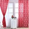 Romantic Leaves Pattern Sheer Curtain Elegant Tulle Curtain Modern Window Drapes  Bedroom