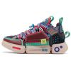 Li Ning Wu Dao 2 Roots вязаные модные повседневные туфли с низким верхом женские повседневные туфли красного кирпича AGWR020-3