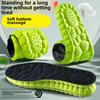 1 Pairs High Elasticity Latex Sport Insoles Soft Shoe Pads Arch Support Orthotic Insoles Breathable Deodorant Shock Absorption Cushion