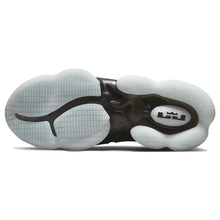 Nike Кроссовки LeBron 19 Black Green Glow Unisex Anthracite CZ0203-003