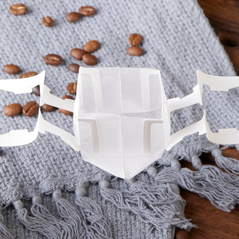 25/50 шт. Портативный подвесной кофейный фильтр Одноразовый пакет для капельного кофе Бумажный пакет для фильтра для кофе ручного заваривания Кофейная утварь