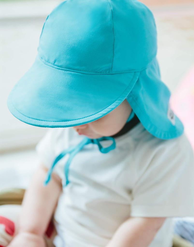 0 Months To 2 Years Old Baby Boys Girls UPF UV Protection Hat Summer Hat Aqua S [Vaenait Baby] 50+