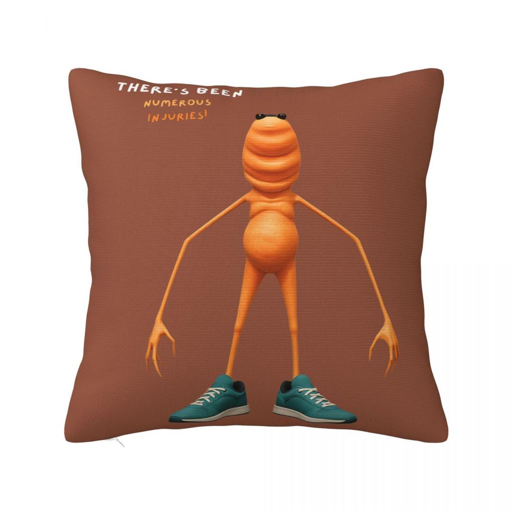 Dangerous Pillowcases Polyester Room Marcus The Worm Meme Cushion Case Creative Decorative Pillow Cover 4545