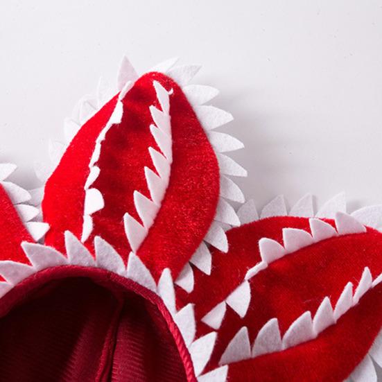 Шапка для собаки Демогоргон Дизайн плотоядного цветка Костюм для питомца Рваные лепестки Регулируемая Смешная шапка для питомца для маленьких собак кошек Косплей вечеринка Фотореквизит