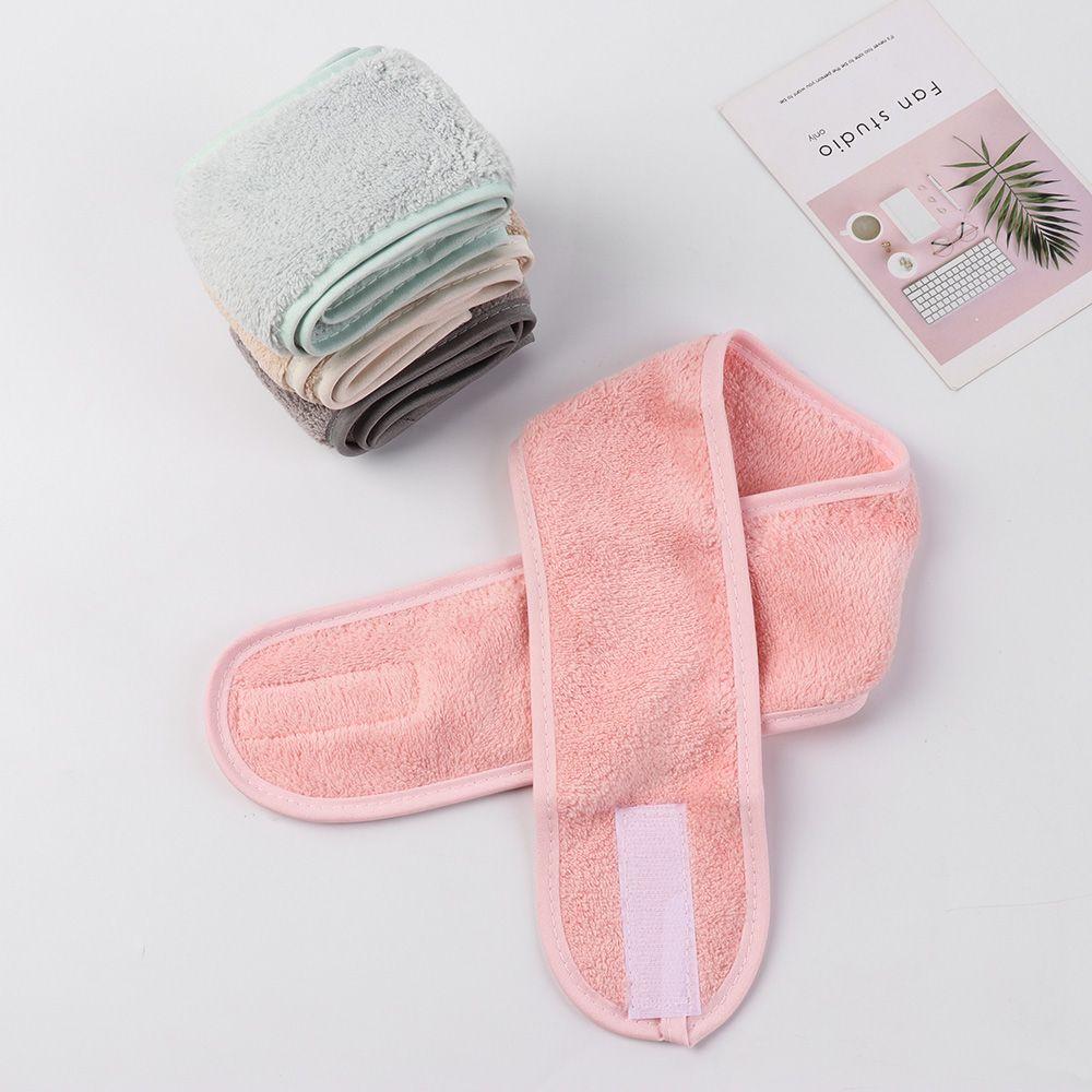 Stretch Towel Cleaning Cloth Facial Hairband Shower Caps Makeup Head Band Toweling Hair Wrap