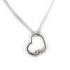 [L0369] - Silver Necklace 'Love'