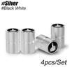 4Pcs Aluminum Tire Valve Caps with Middle Finger Shape Stem Covers for Cars, Trucks, Bikes, Motorcycles, Bicycles, Accessories