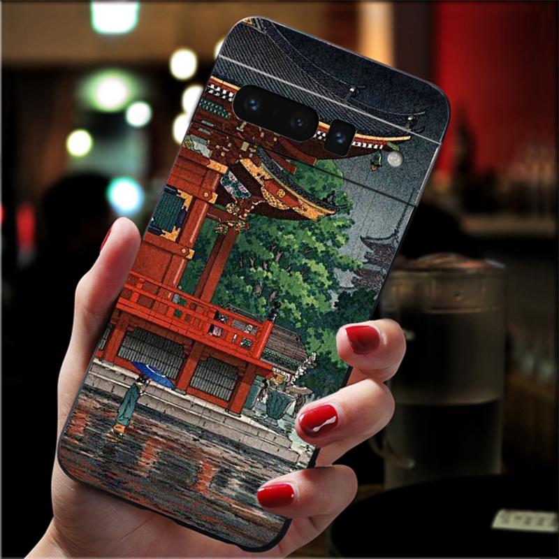 Чехол для телефона Google Pixel 7 Pro 7 6A 6 Pro 5A 4A 3A Pixel 4 XL Pixel 5 6 4 3 XL 3A XL 2 XL Funda японского искусства