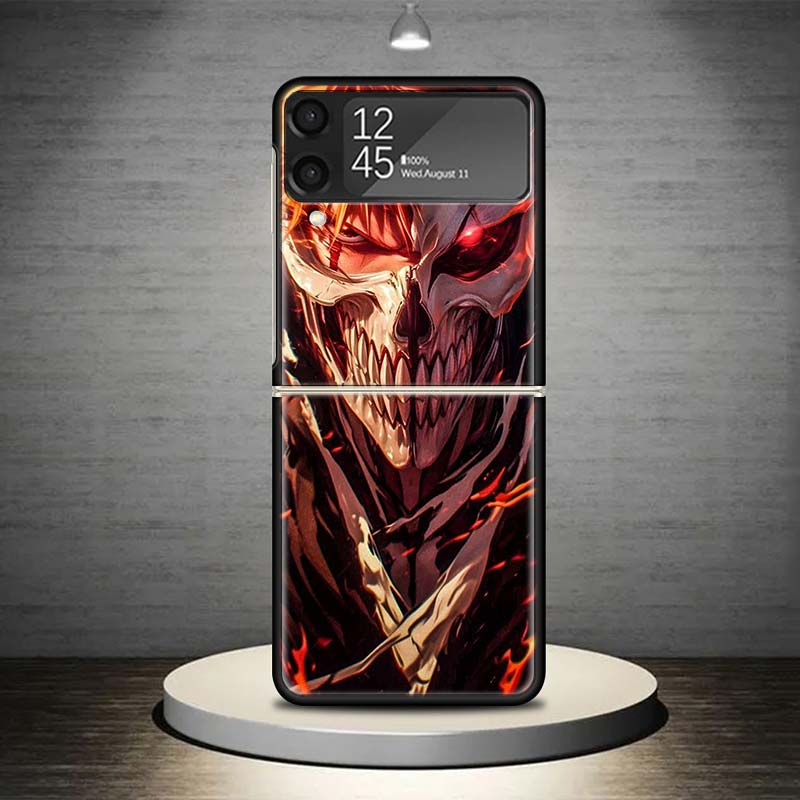 Чехол для телефона Kurosaki Ichigo Bleach для Samsung Galaxy Z Flip 7 6 5 4 3 5G Ударопрочный чехол Z Flip7 Flip6 ZFlip5 Flip3 Flip4 Luxur