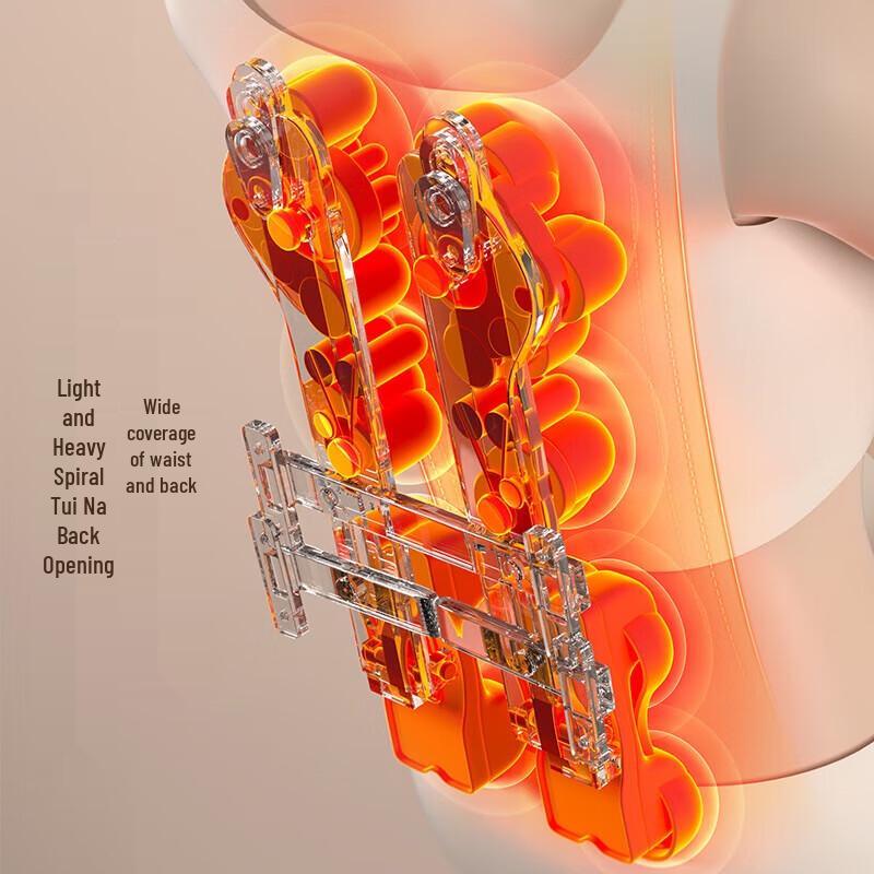 CHIGO 3D Lumbar & Back Massager with Heat CN plug (adapter included)