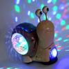 Sound And Light Snail Toy Car Plastic Rotating Musical Toy  Birthday Gift