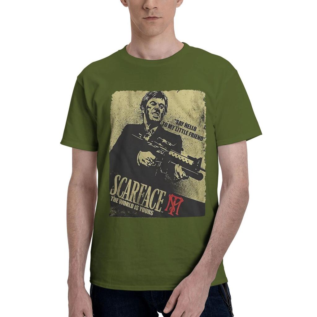 Scarface Action Black 100 Cotton Casual Breathable Confortable Shirt Football Shirts 2025 Funny Gifts