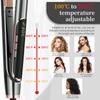 Straight/Curly Hair Dual Use Hair Curler Portable Hair Flat Iron Curling Styling Tool