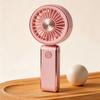 Quiet Operation Handheld Mini Fan Foldable Neck Hanging Small Fan Personal Cooling Fan  Office