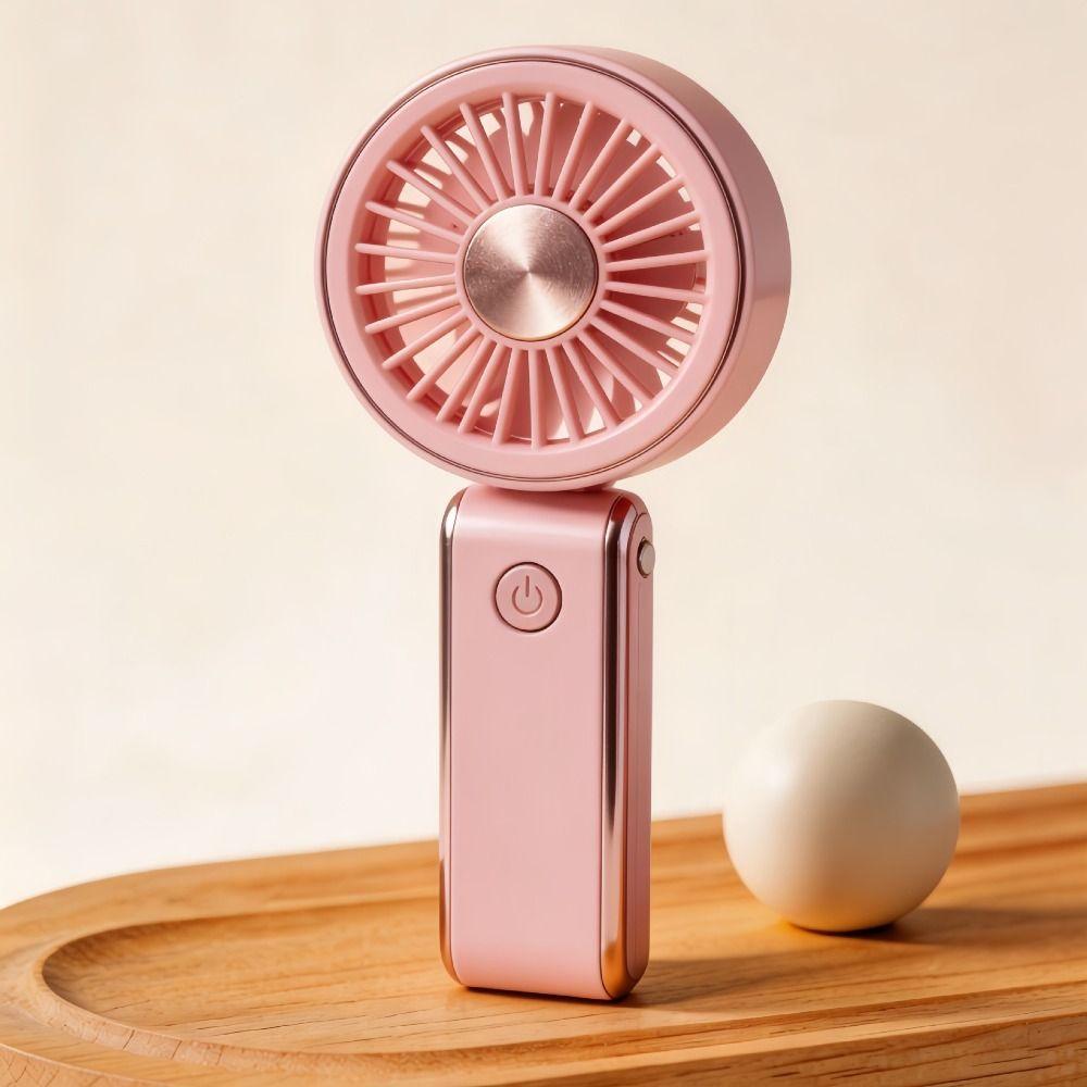 Quiet Operation Handheld Mini Fan Foldable Neck Hanging Small Fan Personal Cooling Fan Office