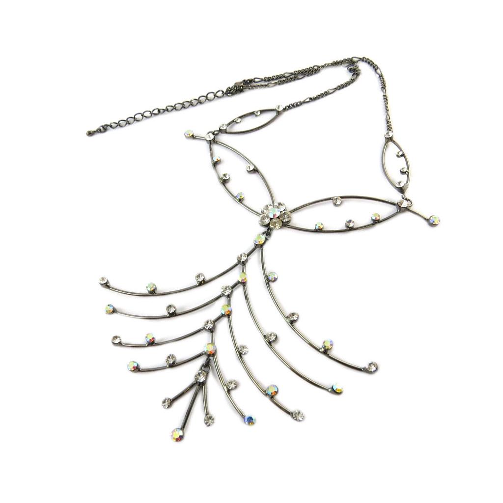 Les Trésors De Lily [D9991] — Белое дизайнерское колье «Розовое»