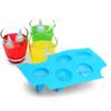 Shark Fin Cube Tray Blue Silicone Stackable Non-Stick Ice Maker Mold For Home Party Bar Use Ice Cube Trays Kitchen Bar 6