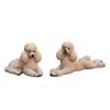 Resin Dog Figurines For Modern Home Decor Gift For Pet Enthusiasts