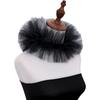 Layered Mesh Puffy Collar Tulle Scarf Palace Neck Ruff Collar Decorative Fake Collar Necklace Clown Cosplay Costume Props