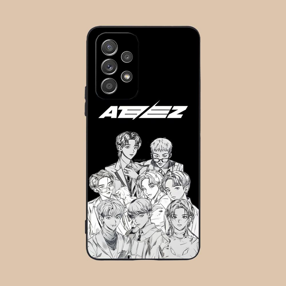 Чехол для телефона KPOP Z-ATEEZS для Samsung Galaxy A73 72 71 70 56 55 54 53 52 36 35 34 23 16 15 5G Цветная Печать Роскошные Мобильные Телефоны