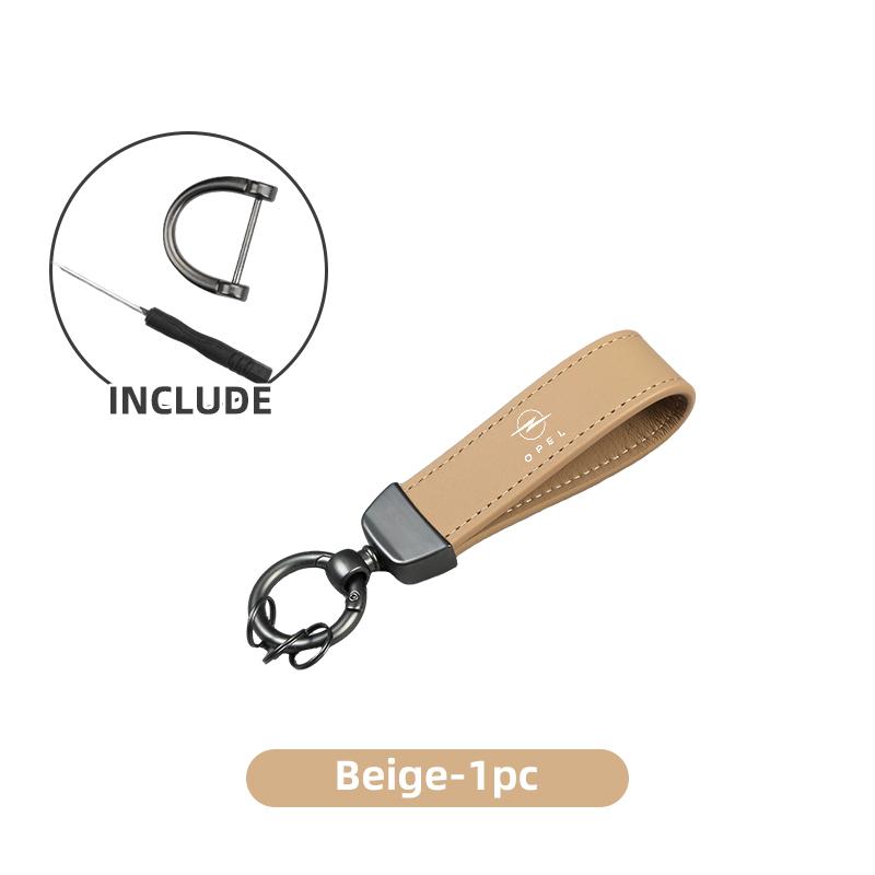 Car PU Leather Keychain Auto Accessories For Opel Astra Insignia Corsa Zafira Meriva Mokka Vivaro Vectra Antara Ampera Grandland