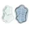 Resin Trays Making Mould Easy To Clean Silicone Casting Mold Handmade Saucer Accessory Mould for DIY Enthusiasts