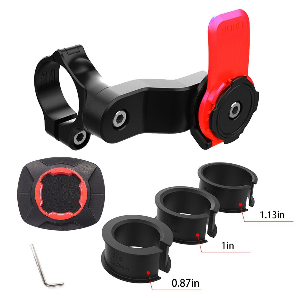 Quick Release Mobile Phone Holder Motorcycle/Bike/Scooter Handle Smartphone Riding Navigation Support For 4.7-7.2 Inch Models