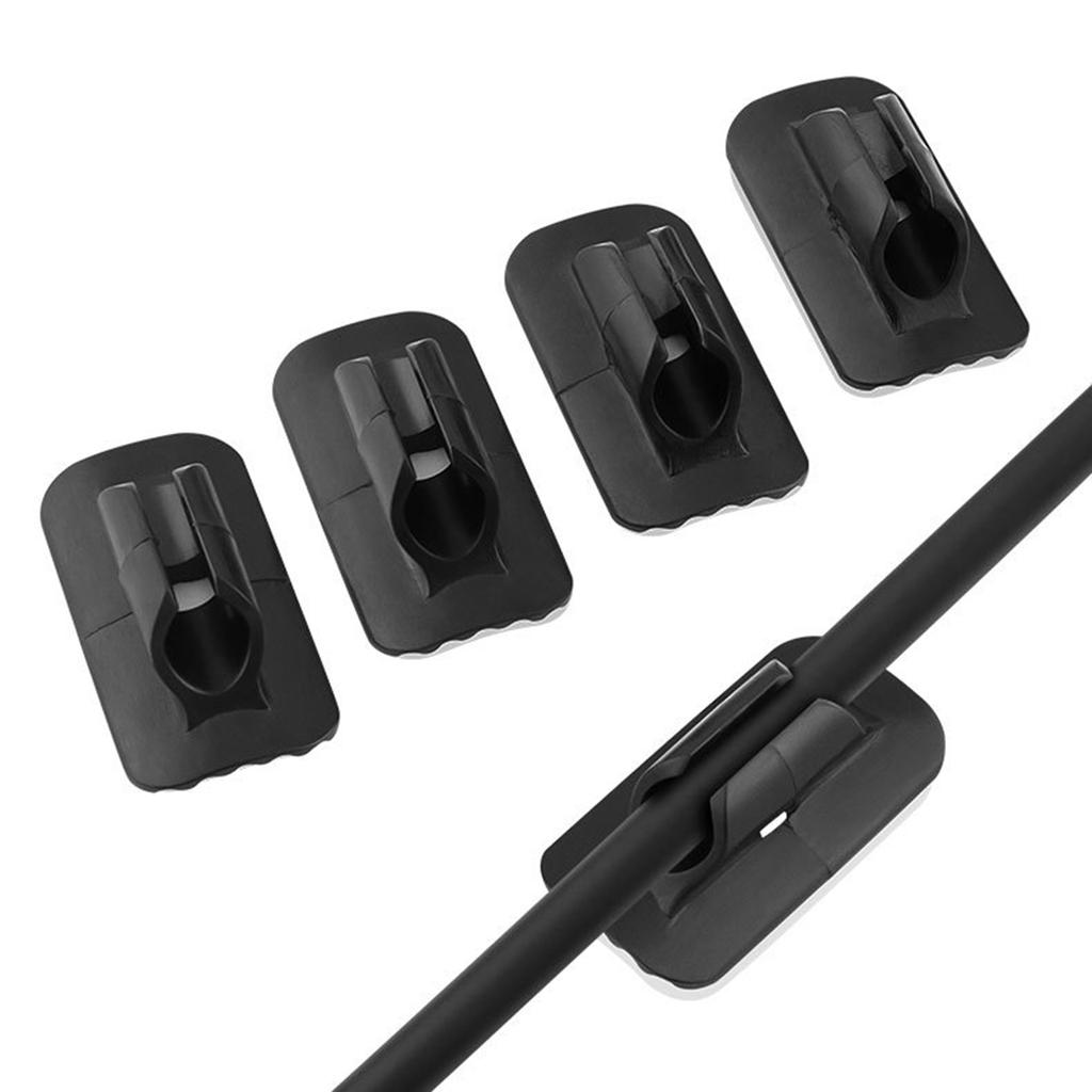 5pcs Bike Cable Guide with Tie Bicycles Cable Clamps Housing Hose Guide Clip Bicycles Brake Cable Line Fixed Base