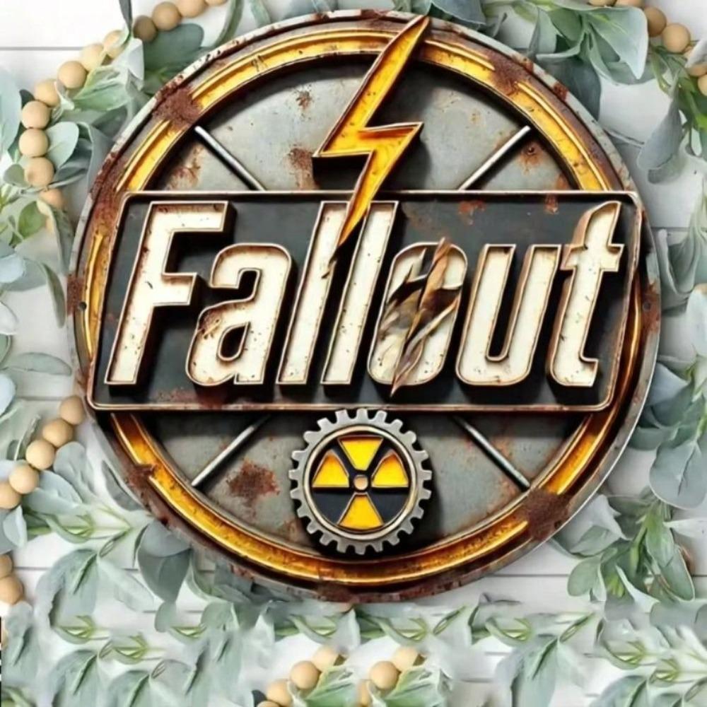 Ретро Металлическая Настенная Табличка, Декор в Стиле Постапокалипсис Fallout, Винтажный Оловянный Плакат для Бара