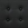 PU Leather King Size Ottoman Bed Frame, with Front Drawer - Black