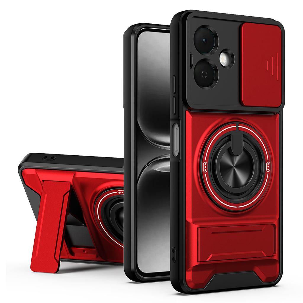 For Samsung Galaxy S26+ Magnetic Phone Case Soft-touch 2-in-1 PC+TPU Shockproof Cover Compatible