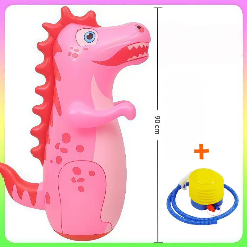 Dinosaur Tiger Dolphin Inflatable Standing Punching Bag Tumbler Boxing Children Adult Sport Toys Kids Activity Outdoor Game Gift