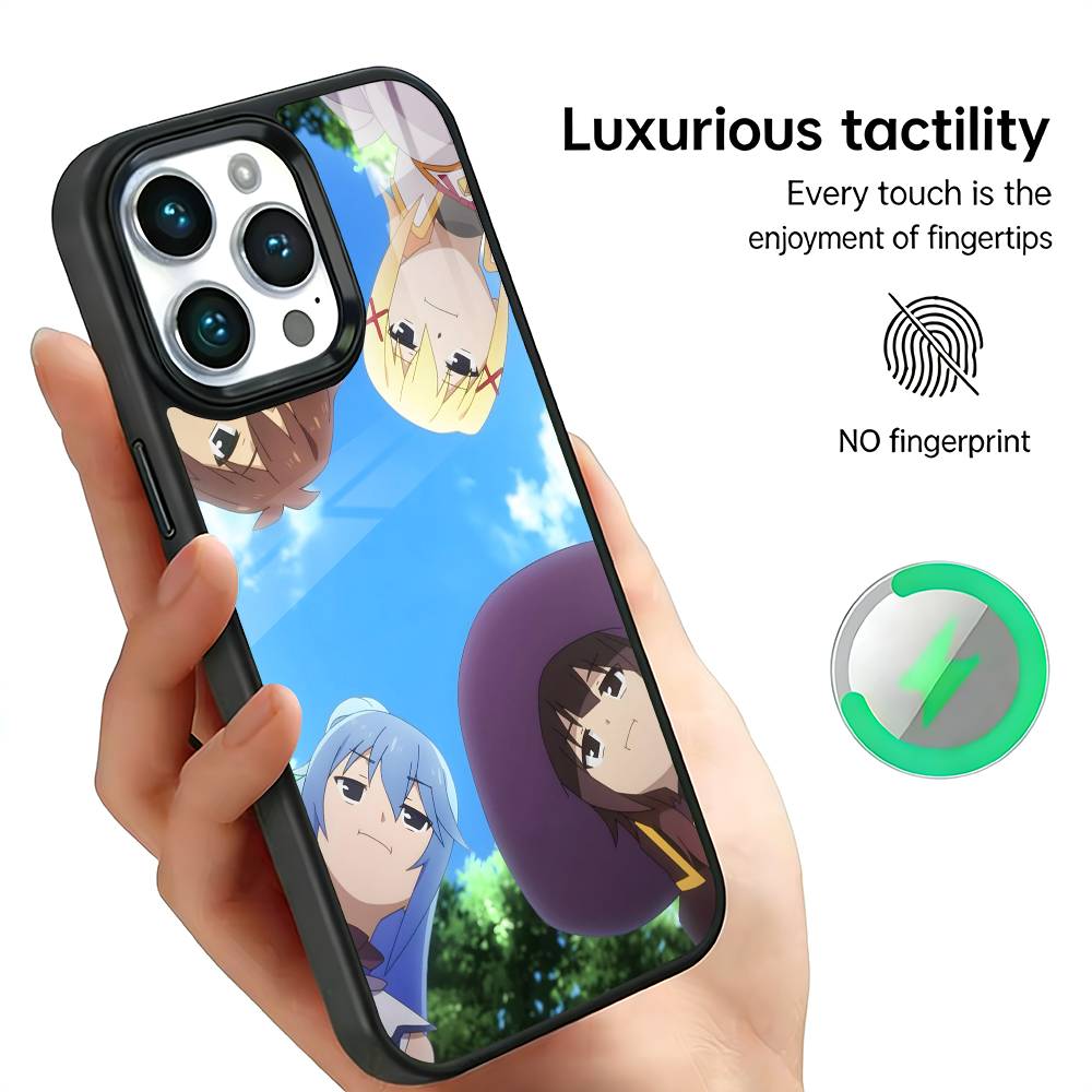 Kono Subarashii Sekai ni Shukufuku wo Phone Case For iPhone17,16,15,14,13,12,11 Plus,Pro Max For Magsafe Wireless Charging