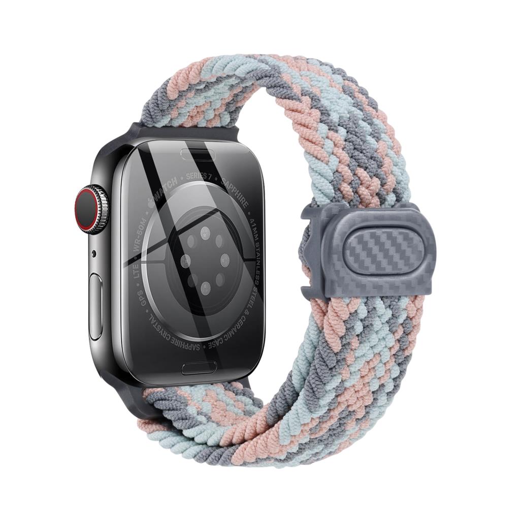 Плетеный ремешок для Apple Watch Series 10 9 8 7 6 5 4 se Ultra 2 49мм 46мм 42мм 44мм 40мм 45мм 41мм Correa Браслет Ремешки iWatch