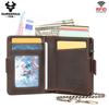 Humerpaul Leather Wallet Credit Card Wallet With Airtag Pocket