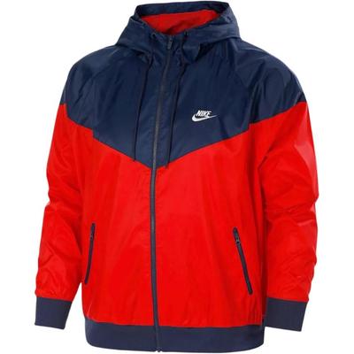 Спортивная одежда Windrunner Colorblock Training куртка с капюшоном Мужская верхняя одежда красный DA0002-657