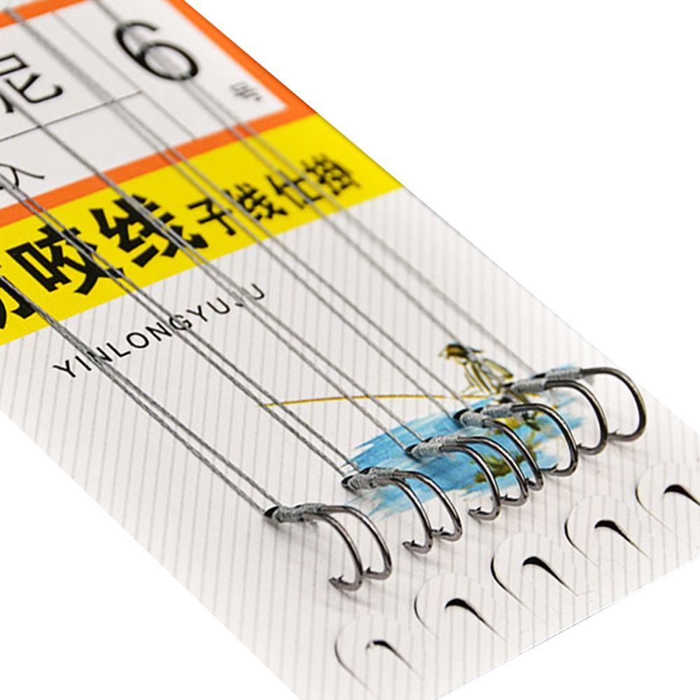 Fish Hook Multiple Purpose Carp Fishing Hook With Line Fishing Hooks Carbon Steel Barbed Hooks