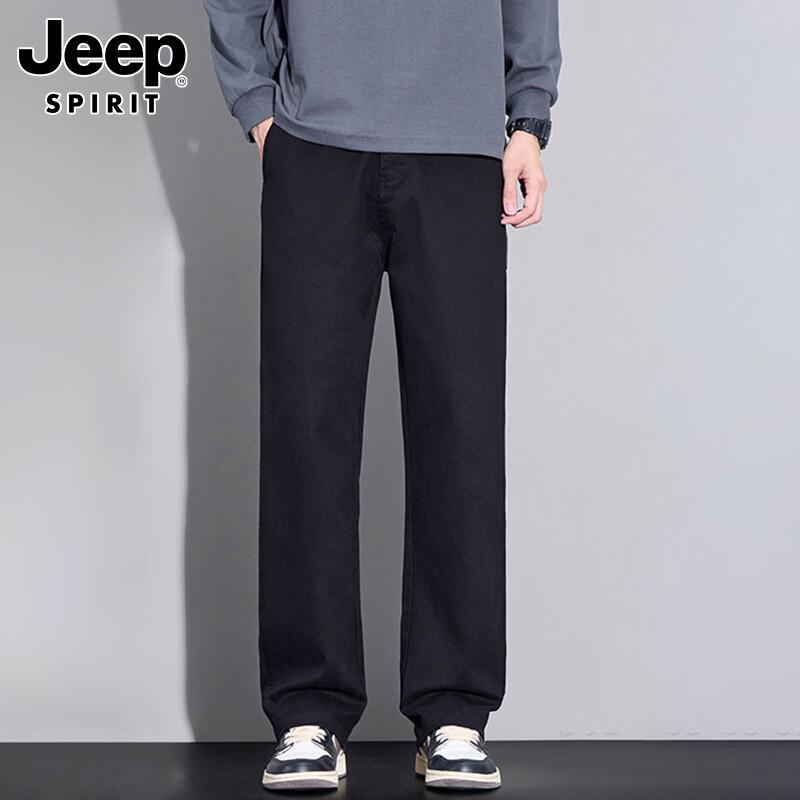 Мужские повседневные брюки JEEP SPIRIT, свободные, прямые, для осени/зимы