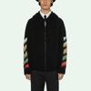 OFF WHITE SS21 Толстовки Мужские Черные С Капюшоном Несъемный Умеренный Обычный OMHA037R21KNI0011084