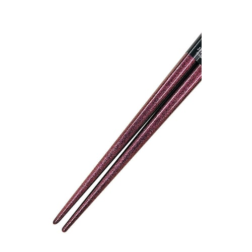 Silver Cherry Blossom Chopsticks, Purple, with Paulownia Wood Design Box and Gift Wrapping. Perfect as a gift for Grandma, Grandmother, or Grandmother